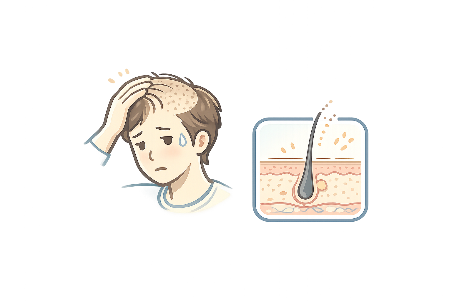 Probleme persistente ale pielii sau căderea părului